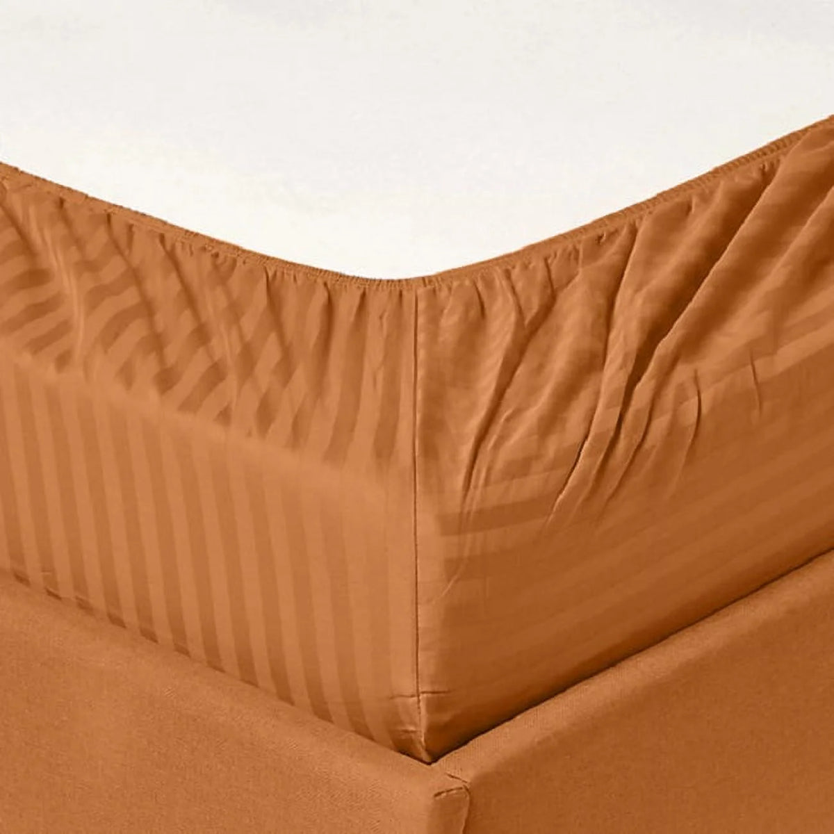 1200 Thread Count Egyptian Cotton 4-Piece Deep Pocket Stripe Sheet Set C979