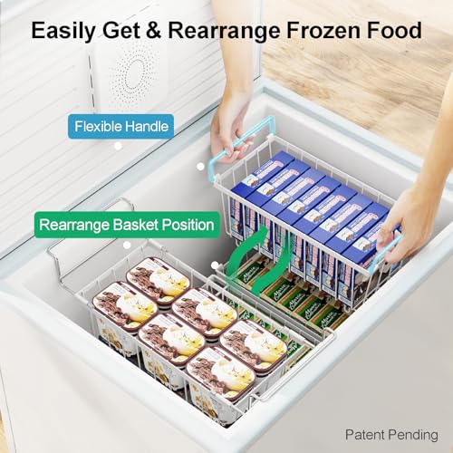 Black 2 Pack Freezer Organizer Bins E499