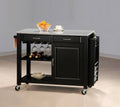 Black Kitchen Island Granite Top R8119