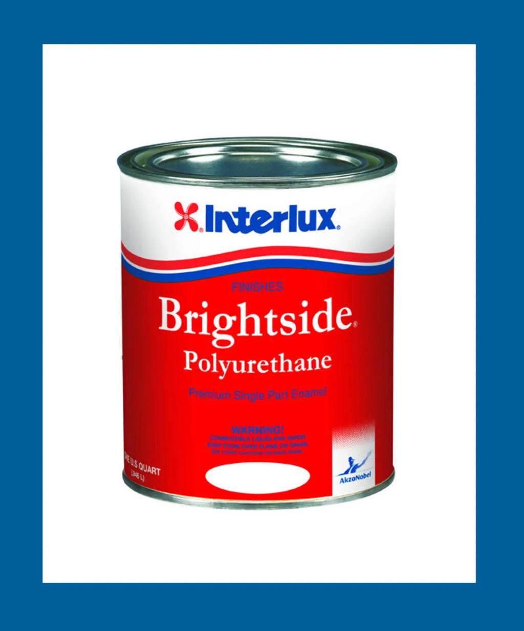 Brightside Polyurethane Paint Largo Blue Quart A76545