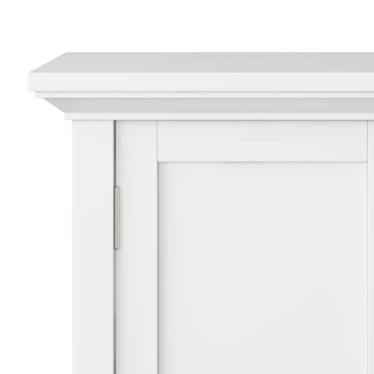 White 32 inch Solid Wood Storage Cabinet G3038