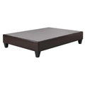 Upholstered Mahogany Full Platform Bed O630