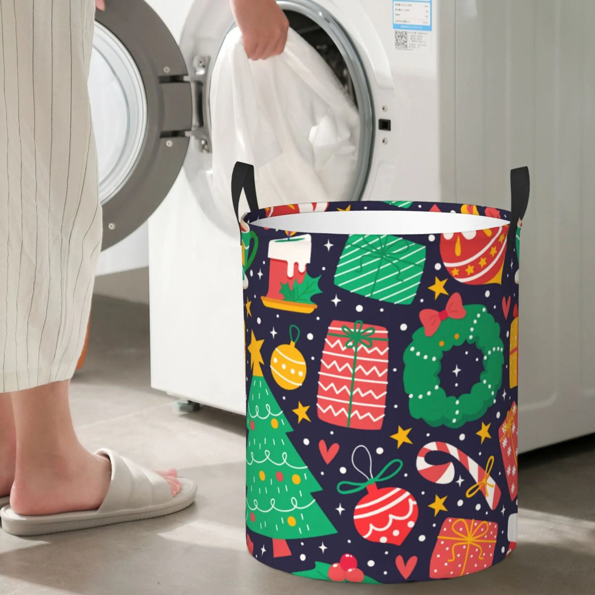 Waterproof Laundry Hamper with Handle I3975