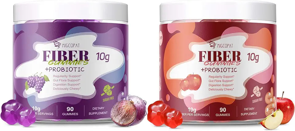 Fiber Gummies Grape Apple Flavor I336
