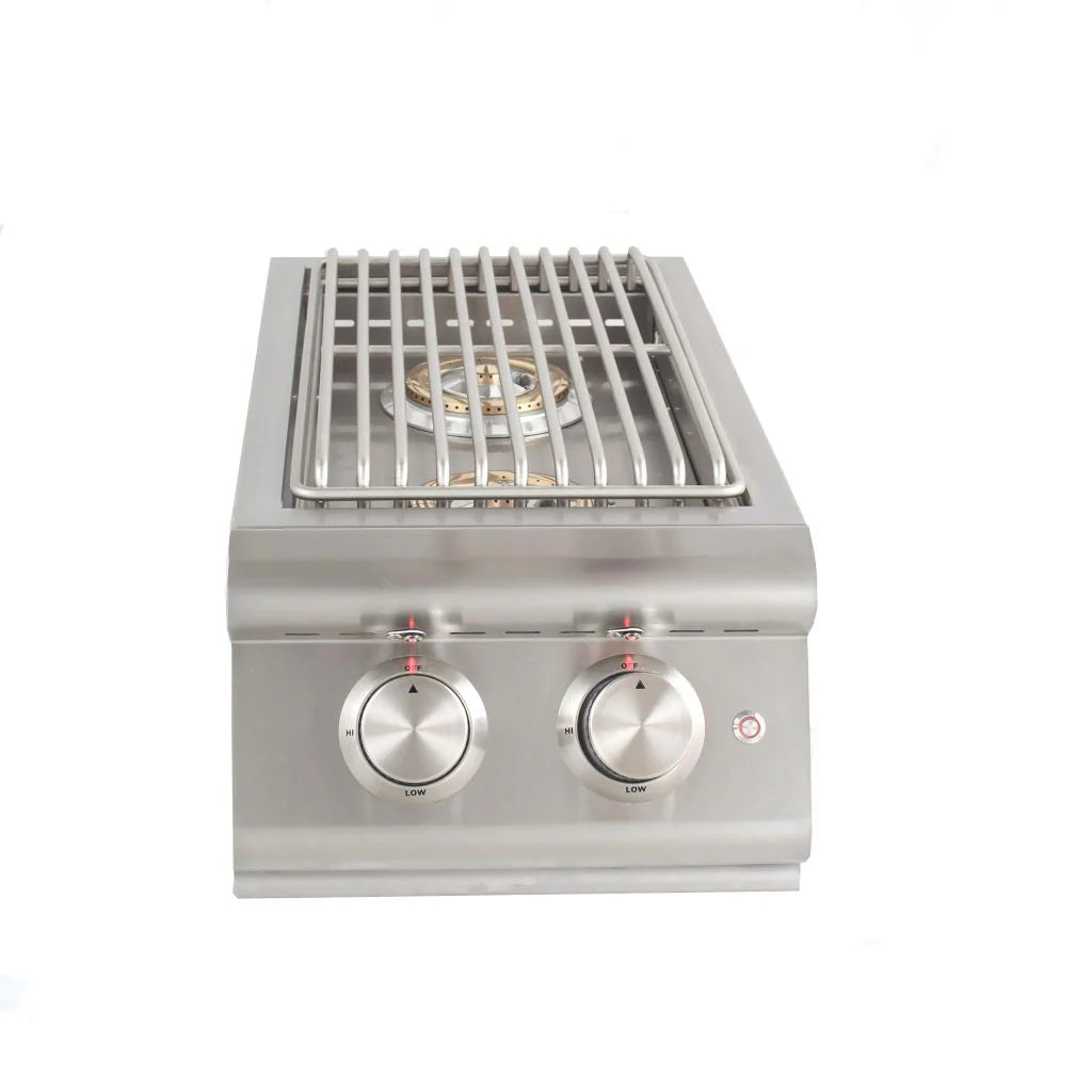 Double Side Propane Gas Burner with Lights Q787138