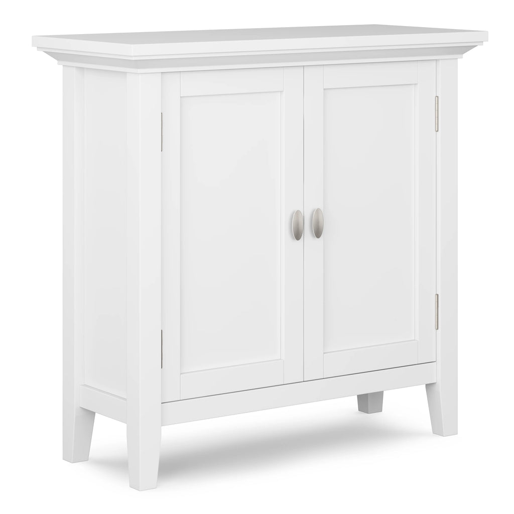 White 32 inch Solid Wood Storage Cabinet G3038