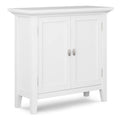 White 32 inch Solid Wood Storage Cabinet G3038