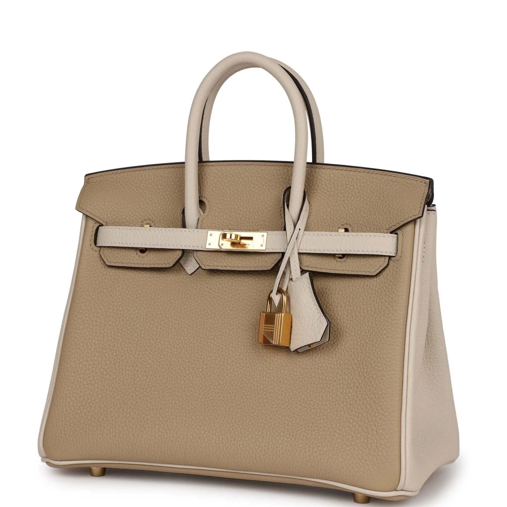 Trench and Beton Togo Leather Bag V40535
