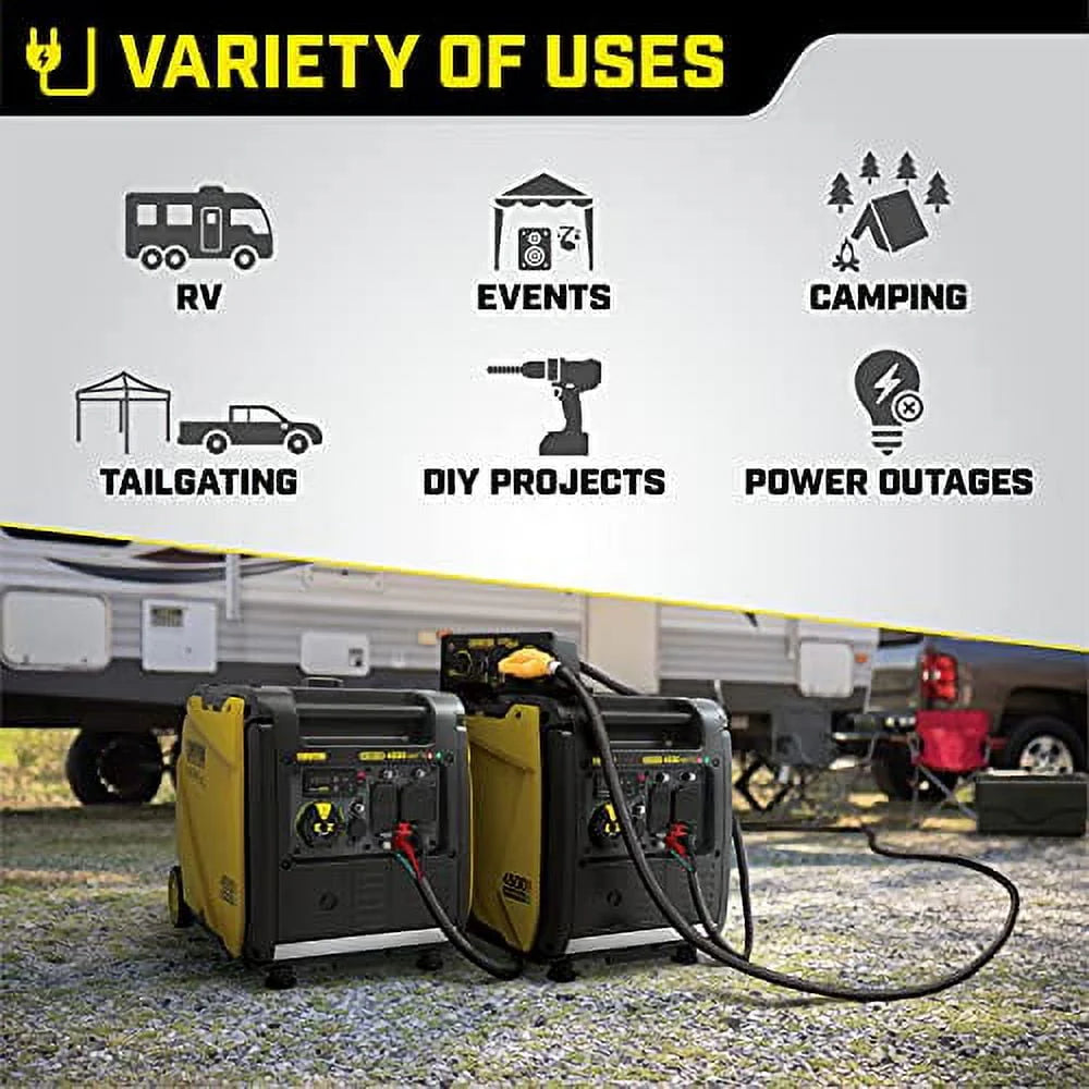4500-Watt Dual Fuel Portable Inverter Generator V295