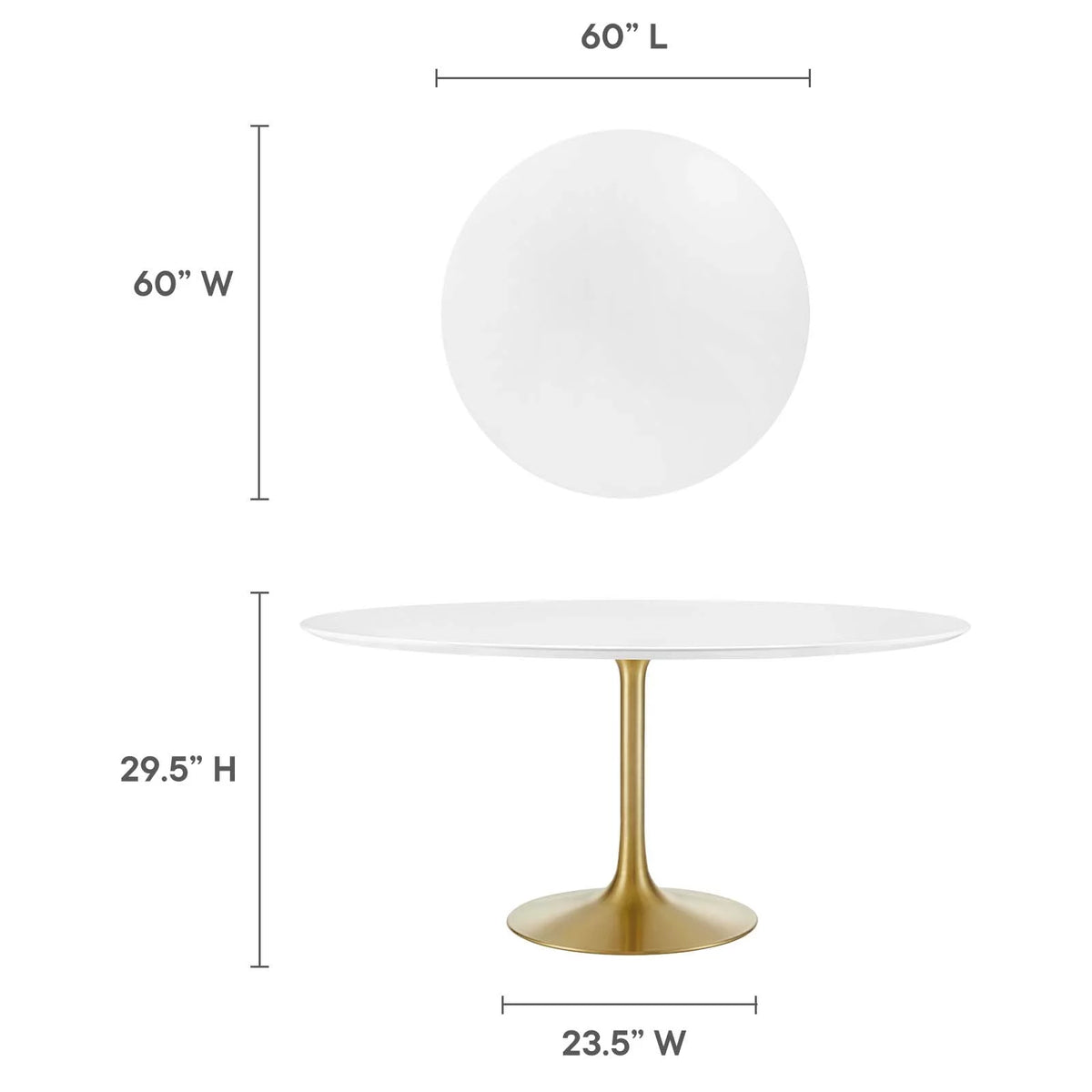 Round Wood Dining Table X281673