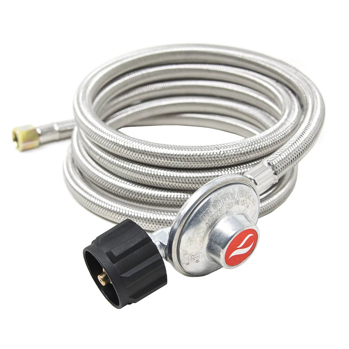 8 Feet Stainless Steel Propane Regulator Hose H4677