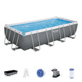 18' x 9' x 48" Rectangular Above Ground Swimming Pool Set F8811