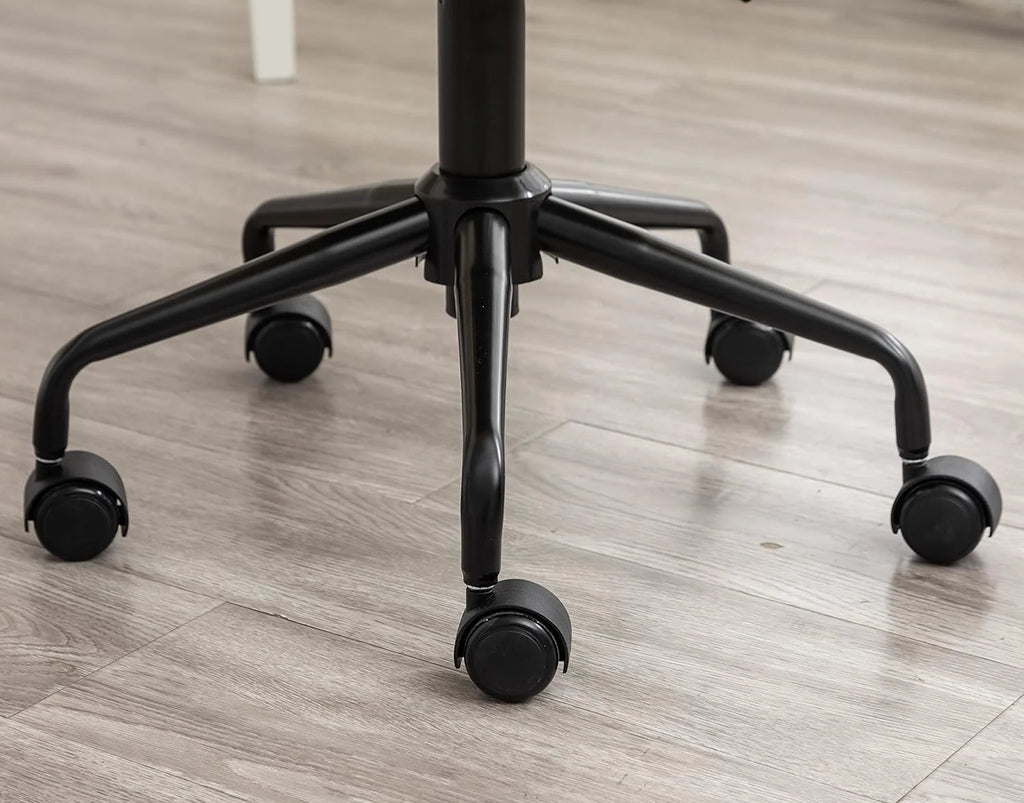 Yellow Tufted Adjustable Swivel Office Chair Z821401
