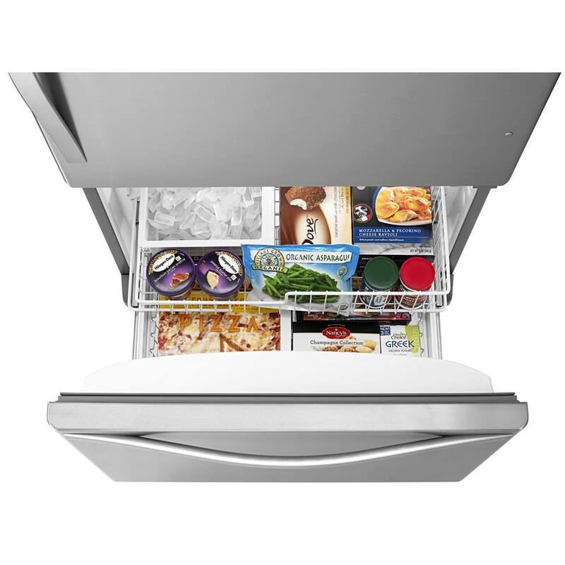 22 cu. ft. Stainless Steel Bottom Freezer Refrigerator U60815
