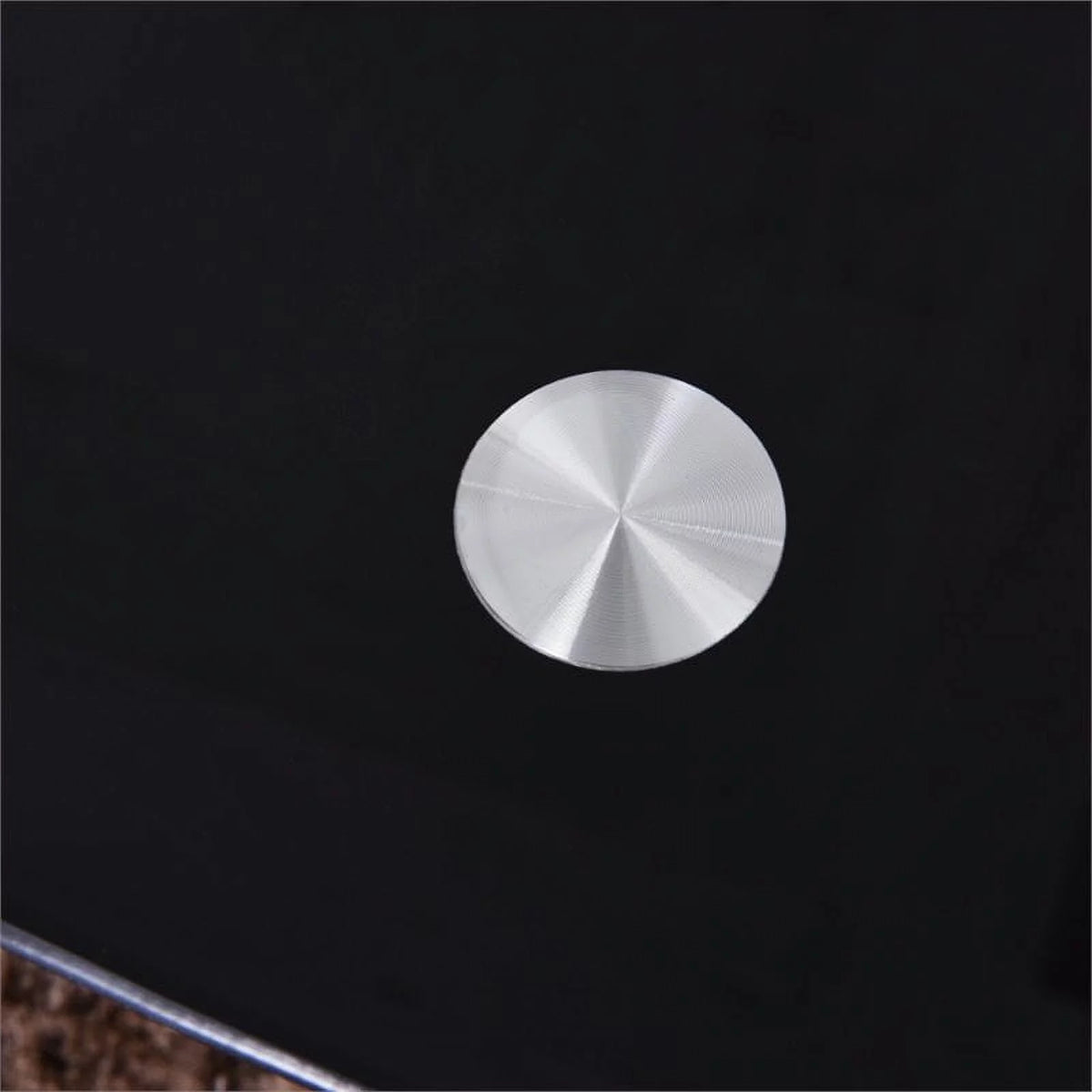 Black Tempered Glass Oval Coffee Table B3691