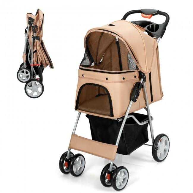 Foldable Dog Pet Stroller E384